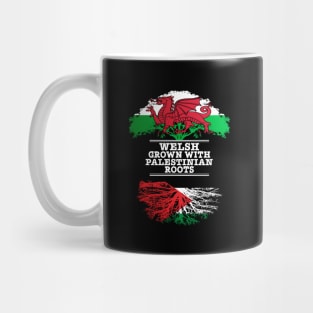 Welsh Grown With Palestinian Roots - Gift for Palestinian With Roots From Palestine Mug